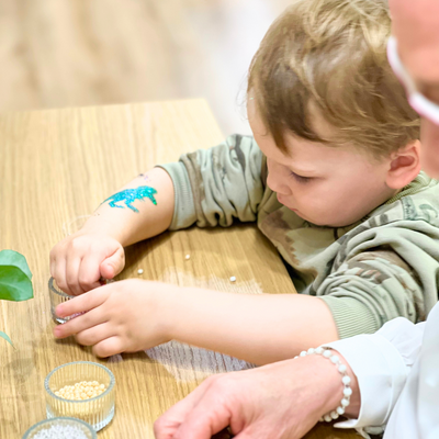 Kinder Armband aus Perlen