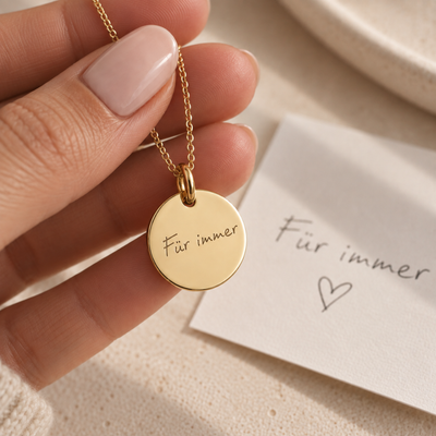 Gravur Kette mit Handschrift