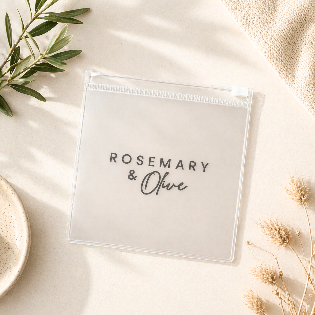 Wasserfester transparenter Kosmetik- und Aufbewahrungsbeutel mit Reißverschluss, minimalistisches Design für Reisen, Badezimmer oder Organisation von Schmuck und Essentials